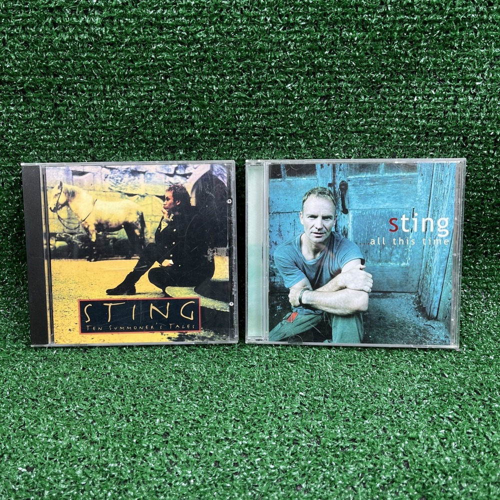 Sting Lot of 2 CD's: Ten Summoner's Tales & All This Time